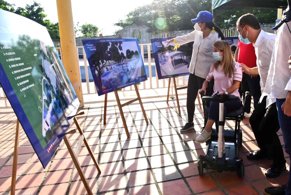 Socialización de nuevos proyectos en el municipio de Galapa.