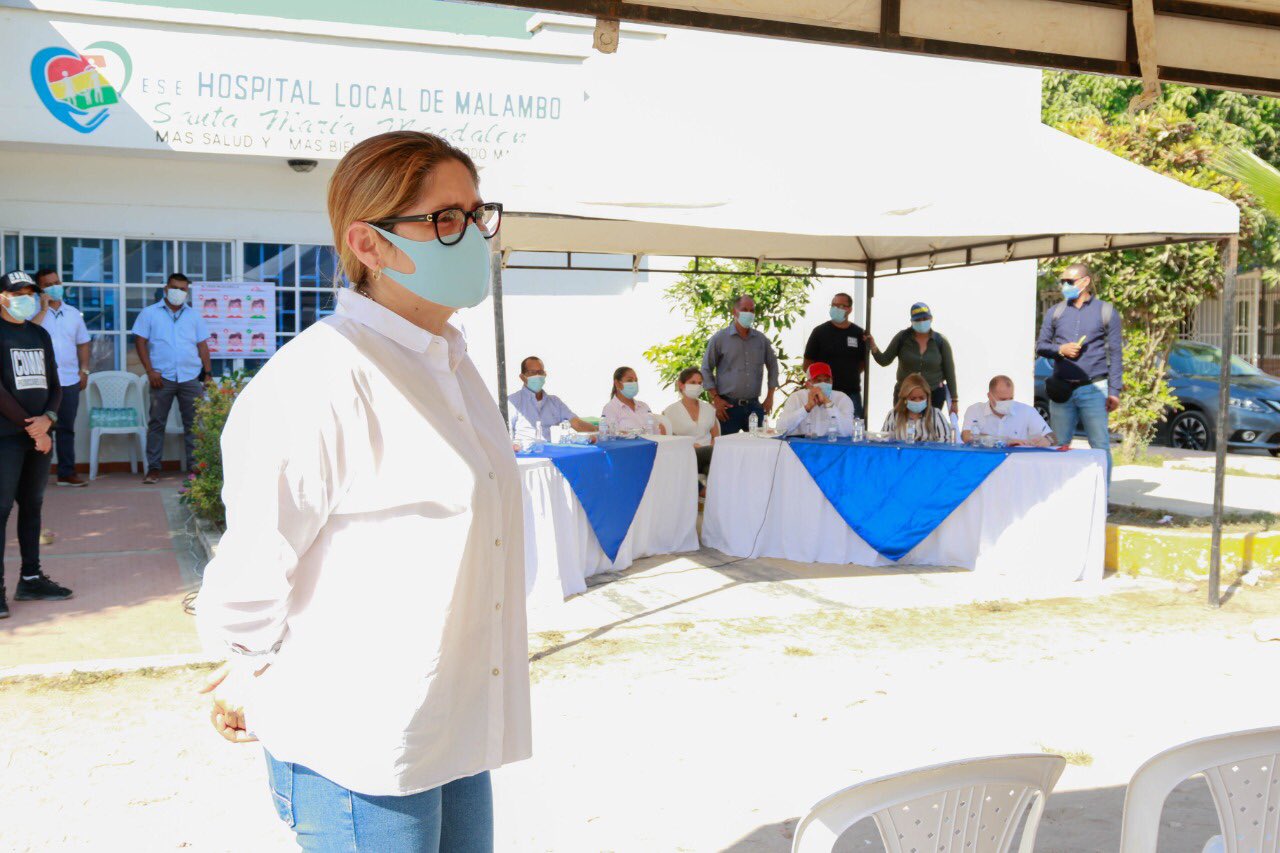 La secretaria de Salud del Atlántico, Alma Solano.