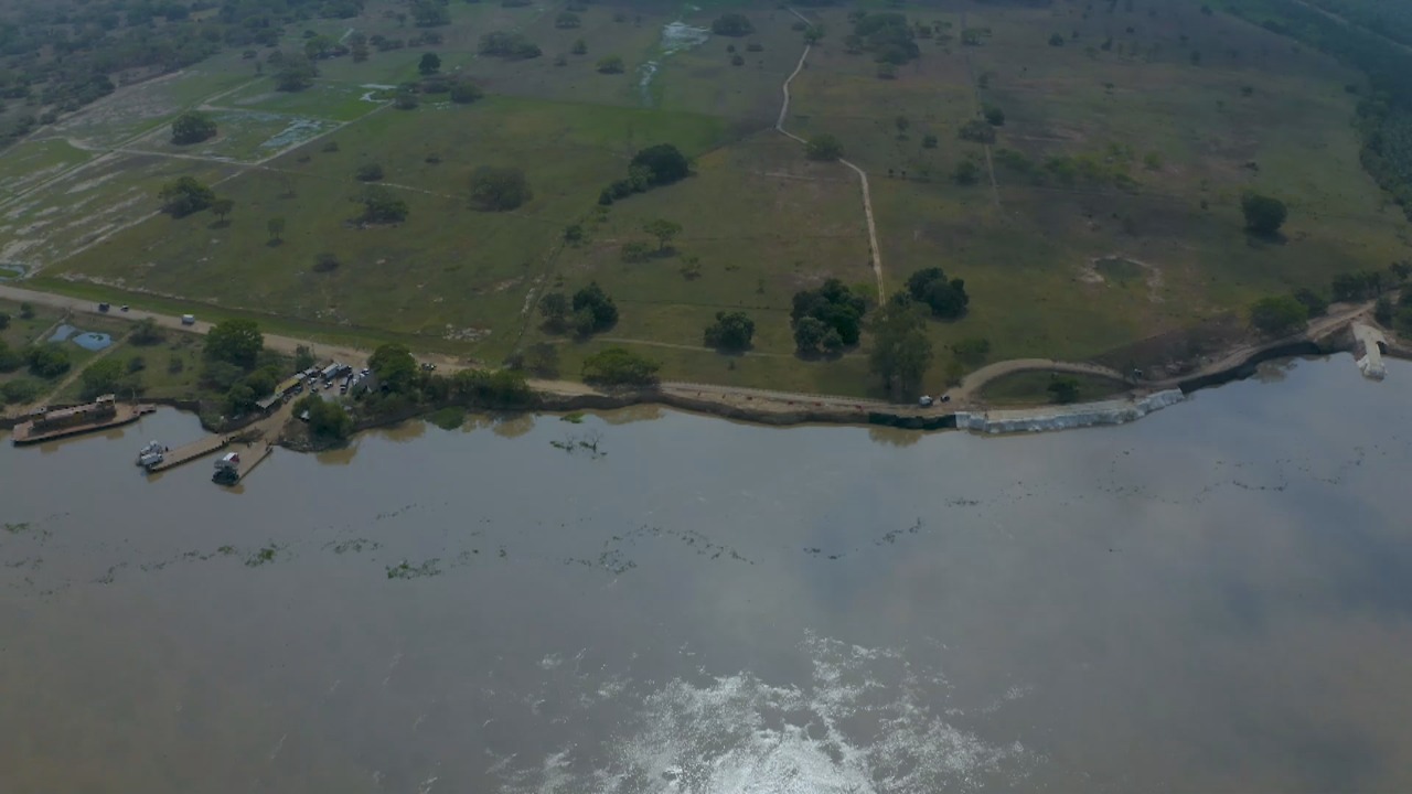 Una de las zonas de alto riesgo en el río Magdalena.