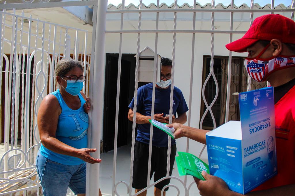 Visita a los barrios de Barranquilla