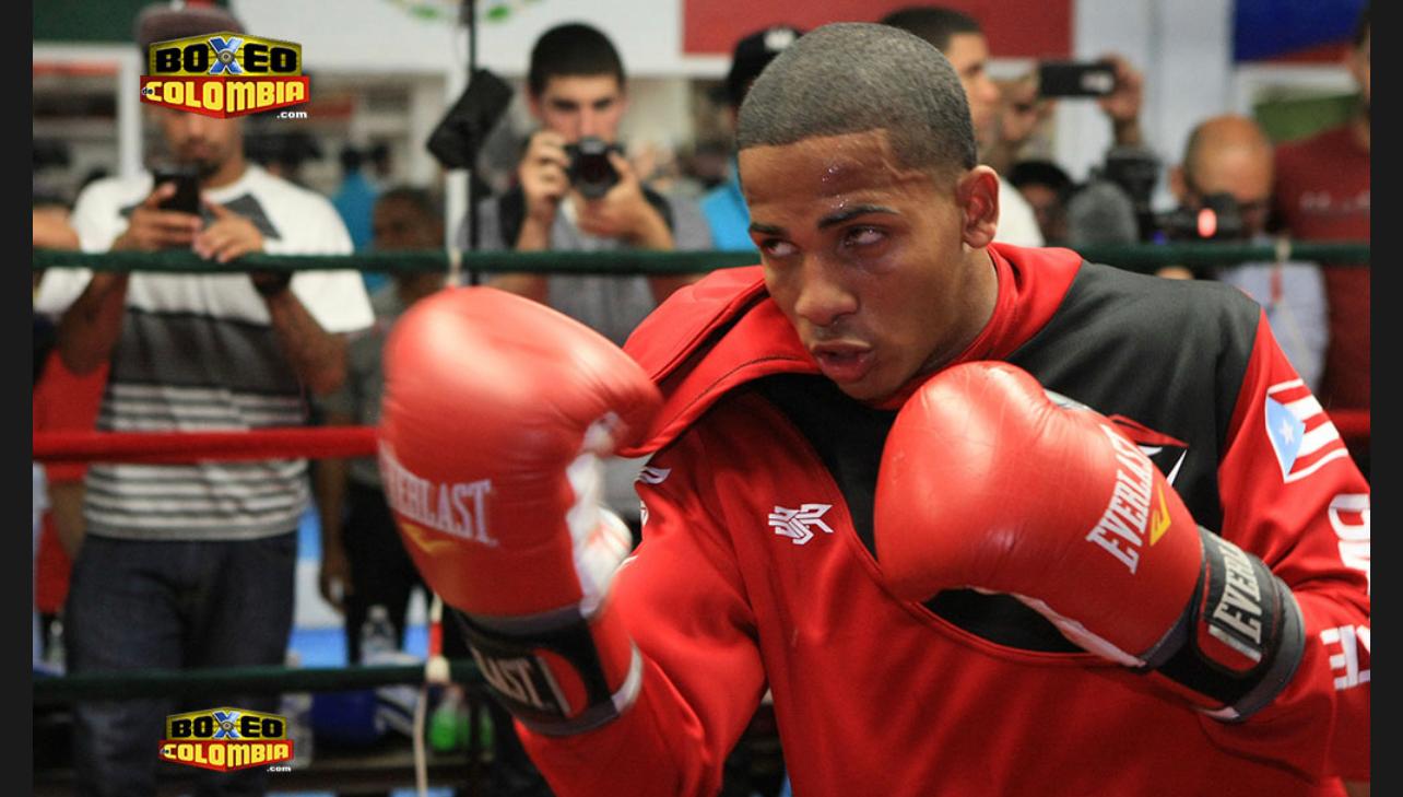 El boxeador puertorriqueño Félix Verdejo