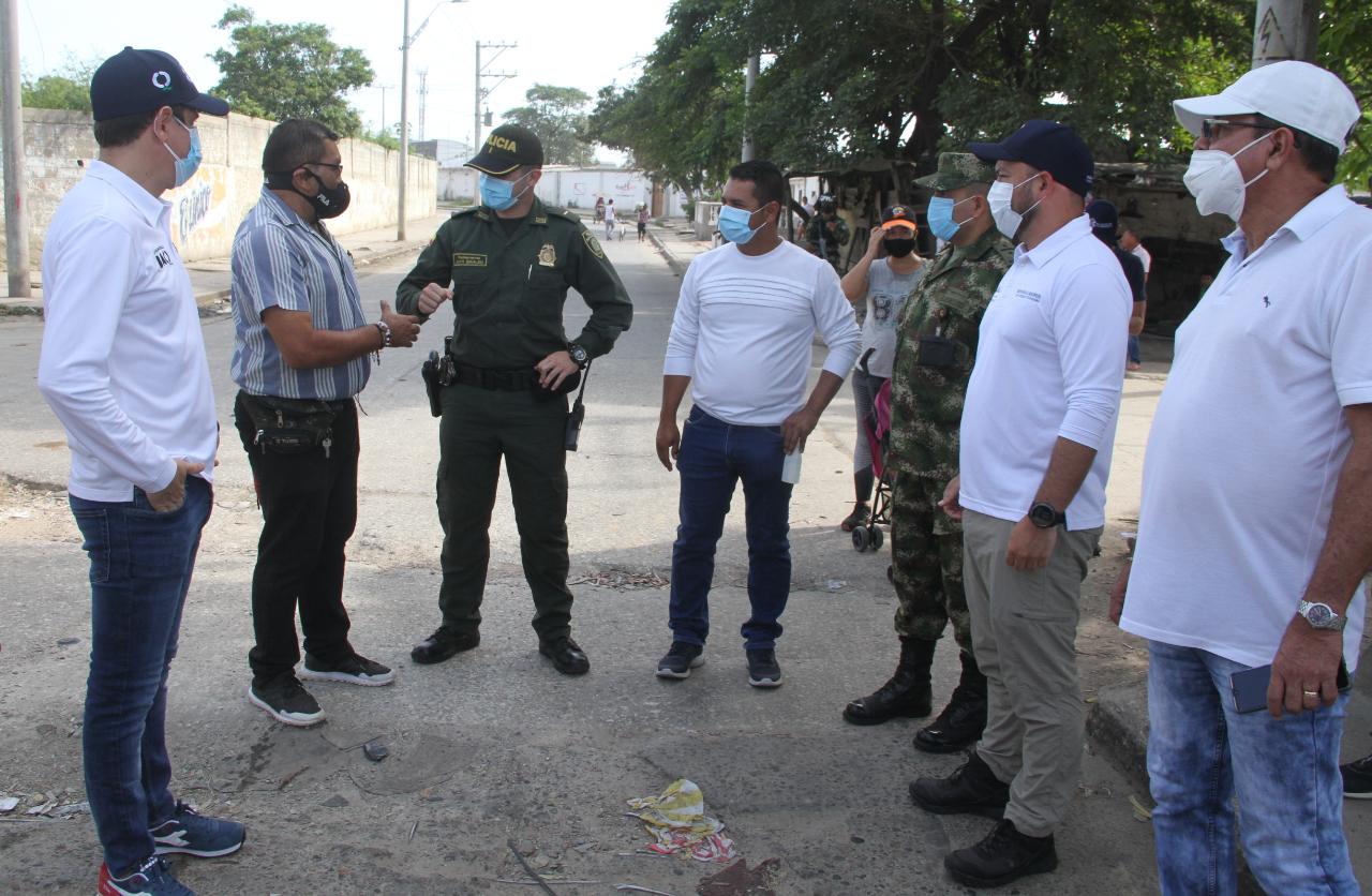 Lanzamiento de la estrategia de seguridad en Barranquillita.