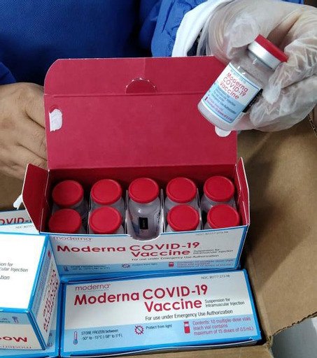 Vacunas de Moderna de Covid-19 ya están en Barranquilla.