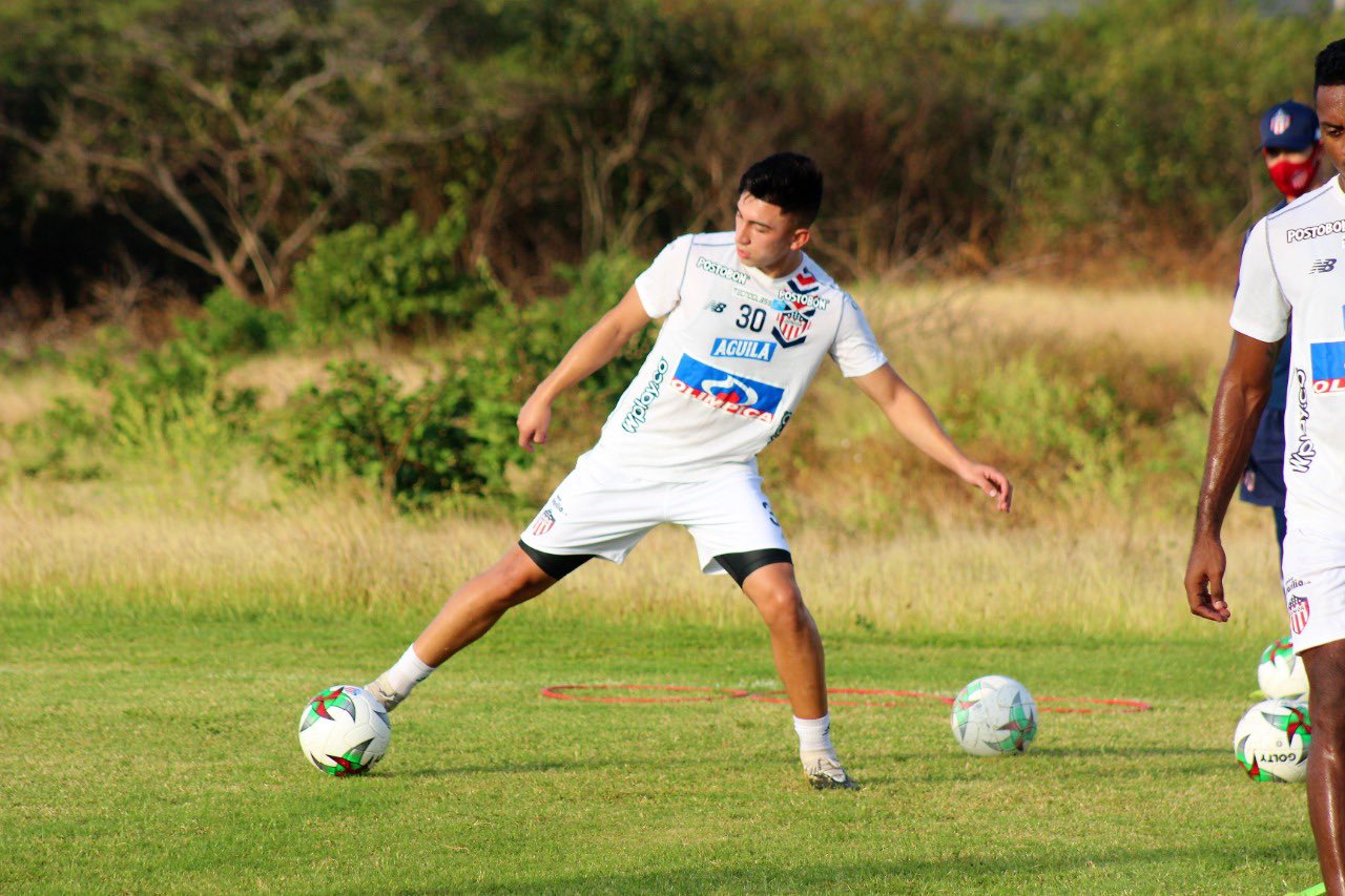 Fabián Ángel, volante de Junior. 