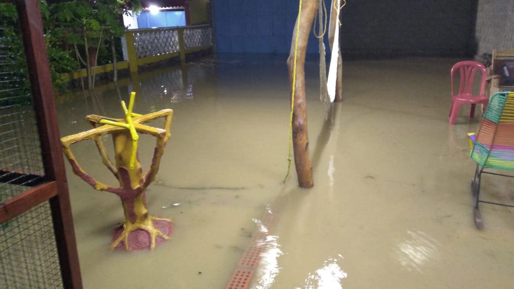 Inundaciones en Santa Verónica.