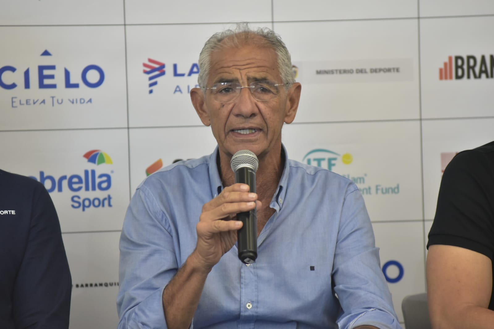 Juan Abuchaibe, presidente de la Liga de Tenis del Atlántico.