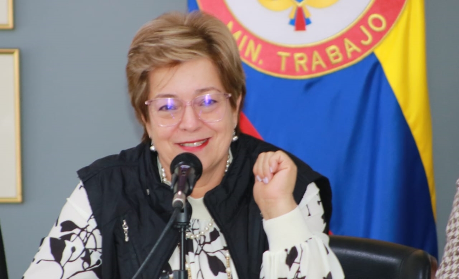 Ministra de Trabajo, Gloria Inés Ramírez Ríos.