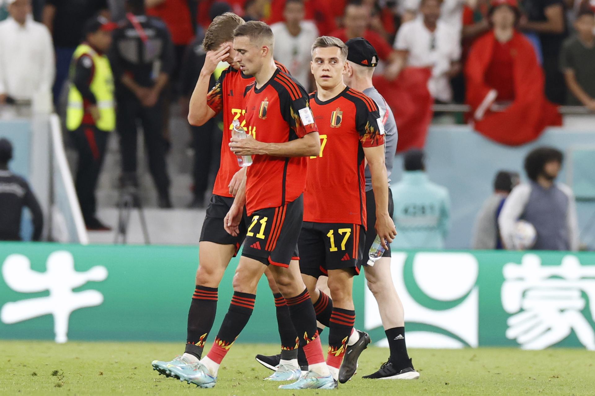 La tristeza de los belgas tras la derrota