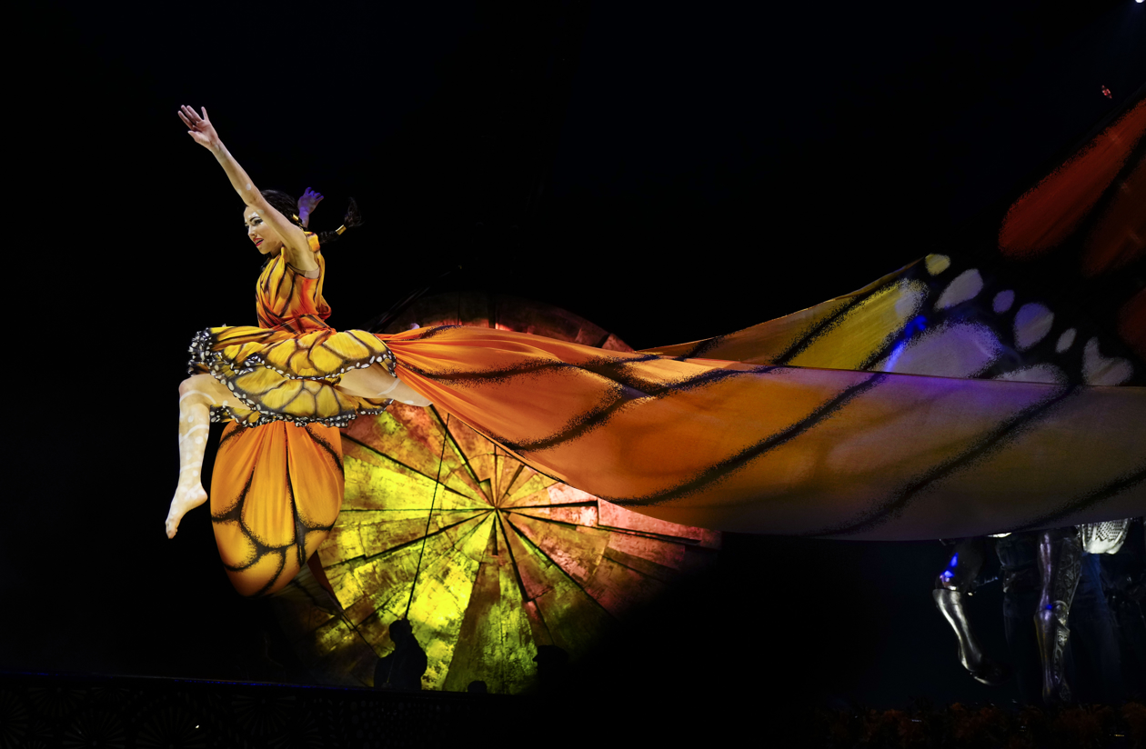 El Cirque du Soleil regresa a Europa tras el parón de la pandemia con el espectáculo "Luzia".