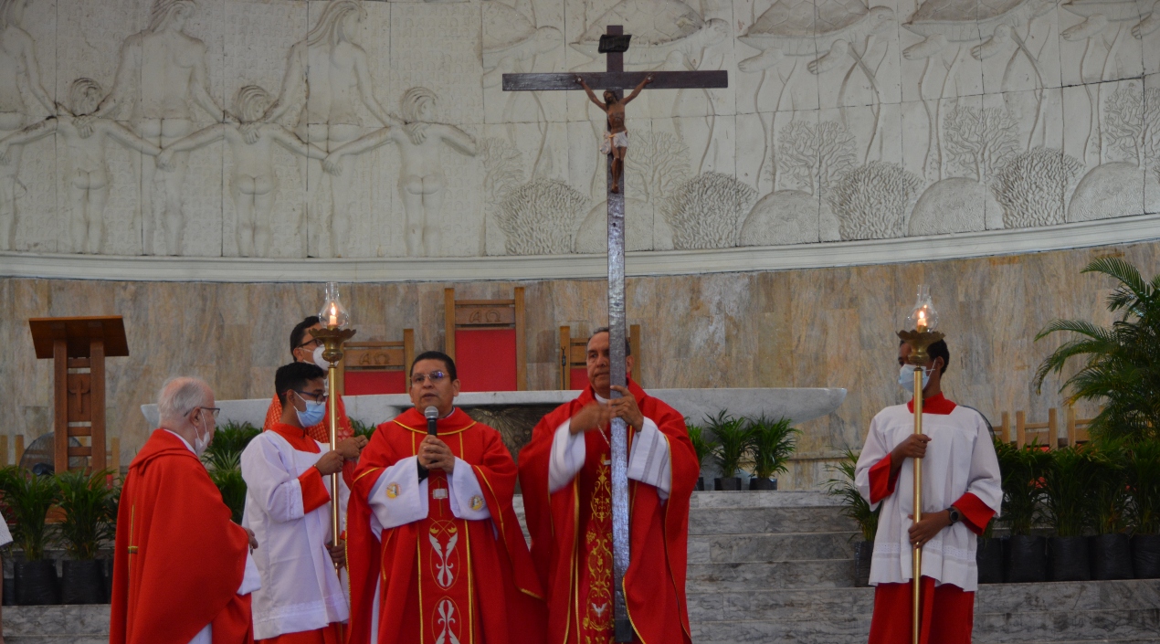 El Arzobispo de Baranquilla presidió los actos de la Semana Santa.