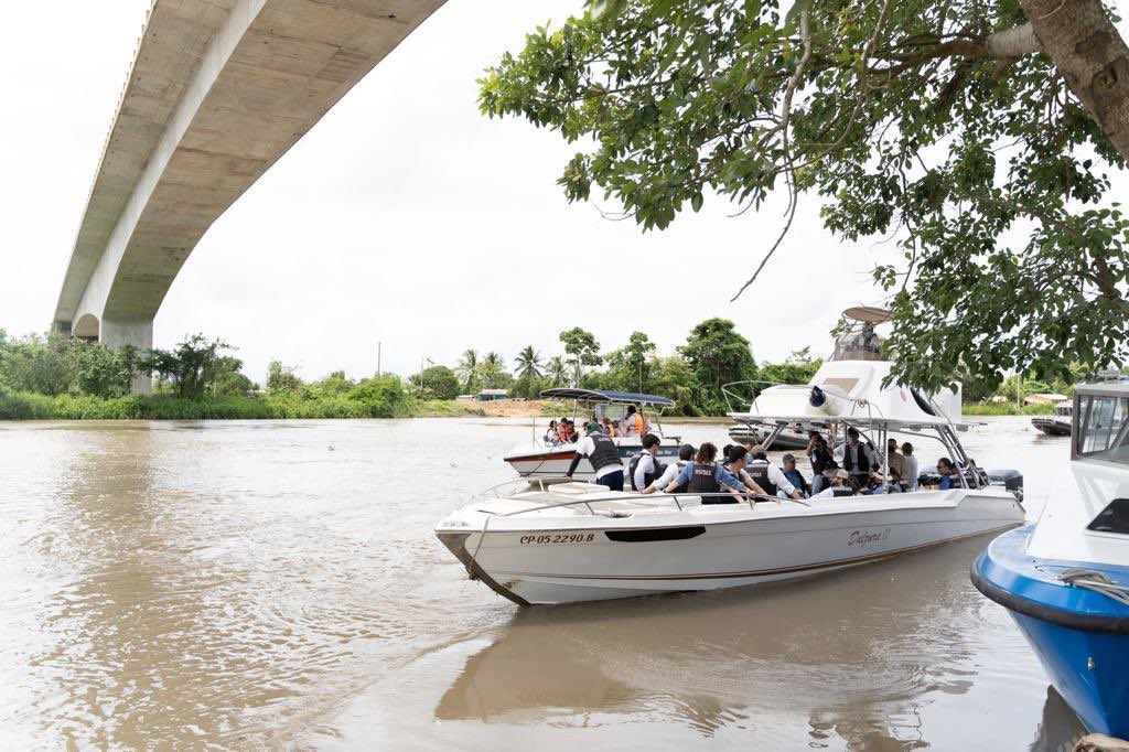 El recorrido por el Canal del Dique.