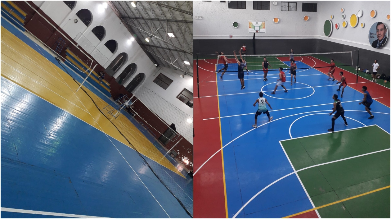 Canchas de la Liga de Voleibol y de la Universidad Simón Bolívar. 