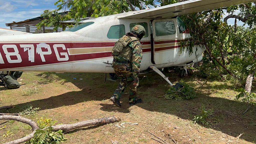 Personal de las Fuerzas Armadas Bolivarianas en el operativo