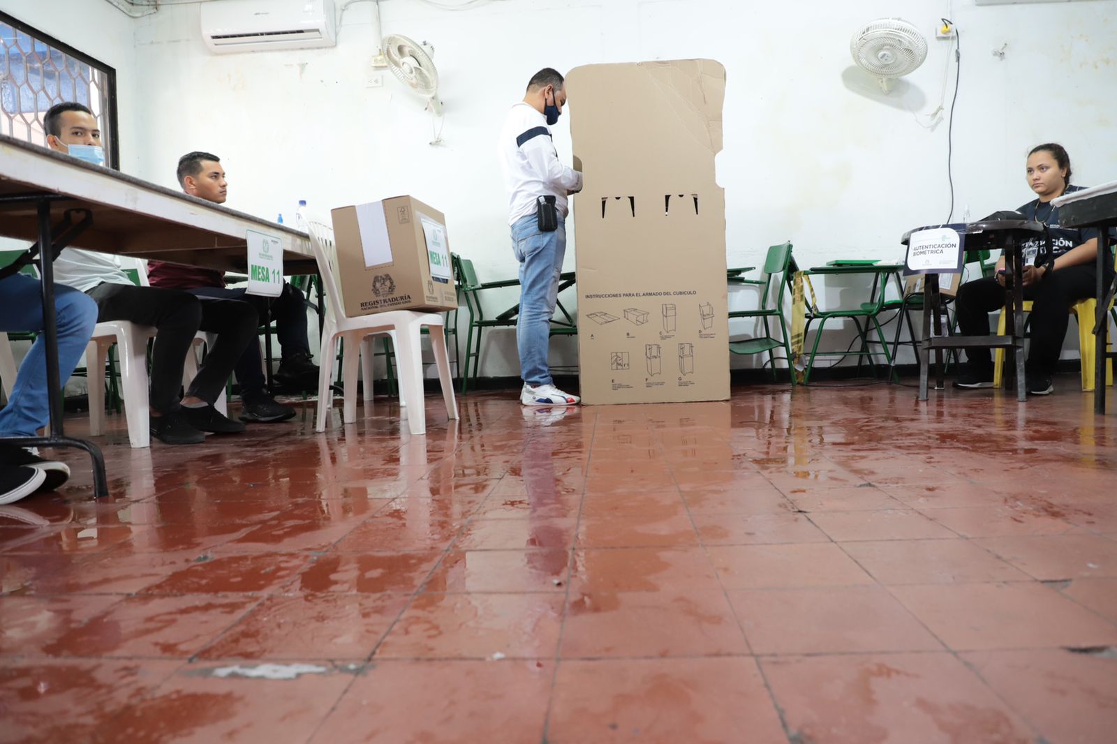 Votación en el suroccidente de Barranquilla.