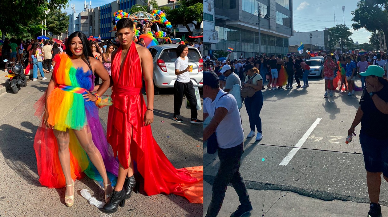 Marcha LGTBIQ+ 2022 en Barranquilla. 