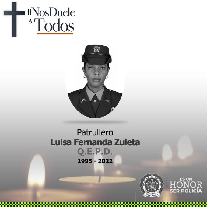 Patrullera Luisa Fernanda Zuleta