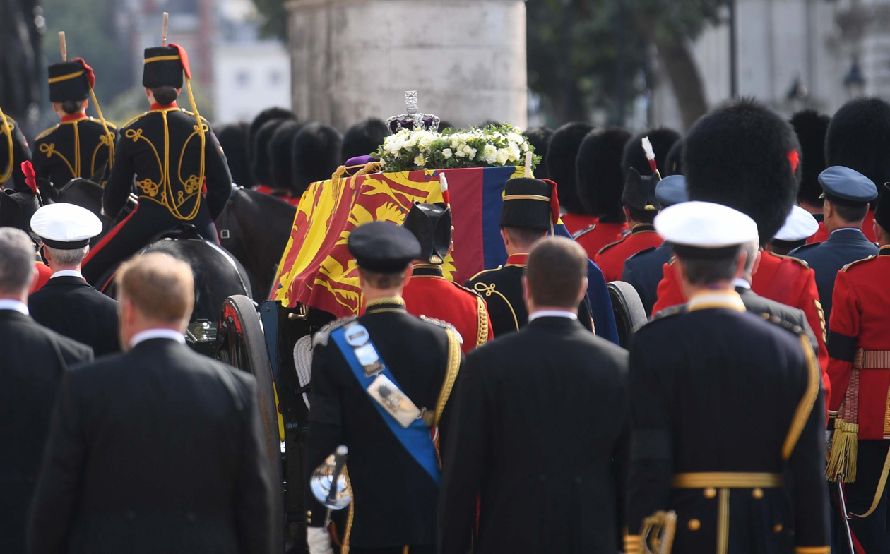 Cortejo fúnebre de Isabel II.