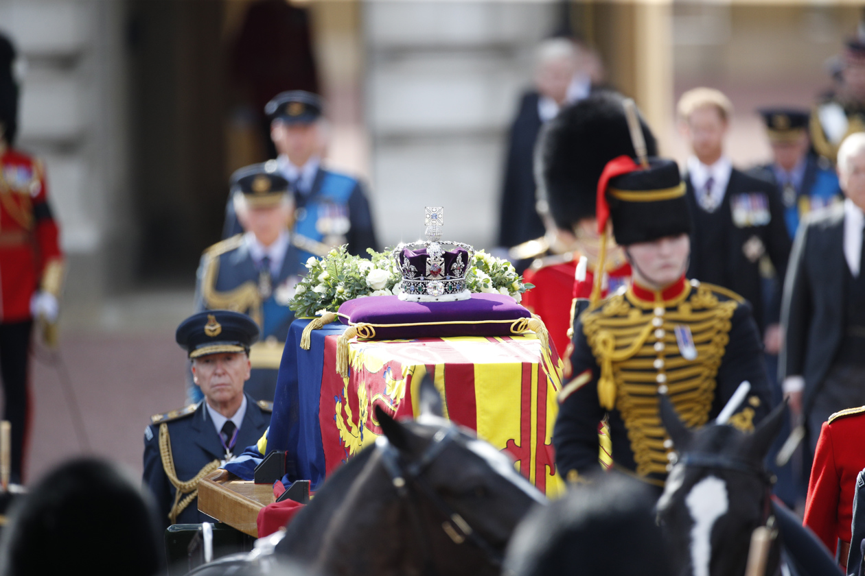 Cortejo fúnebre de Isabel II.