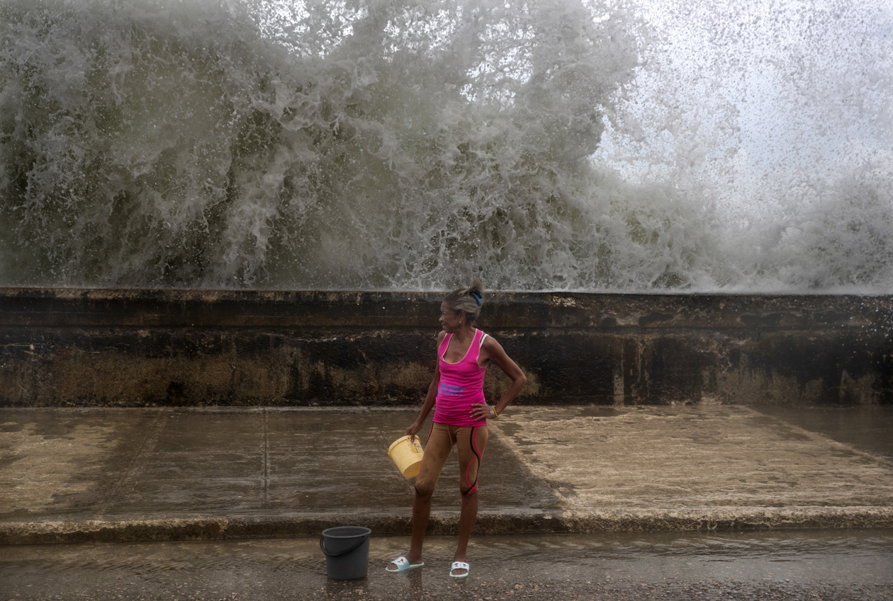 El paso del huracán 'Ian' en La Habana (Cuba). 