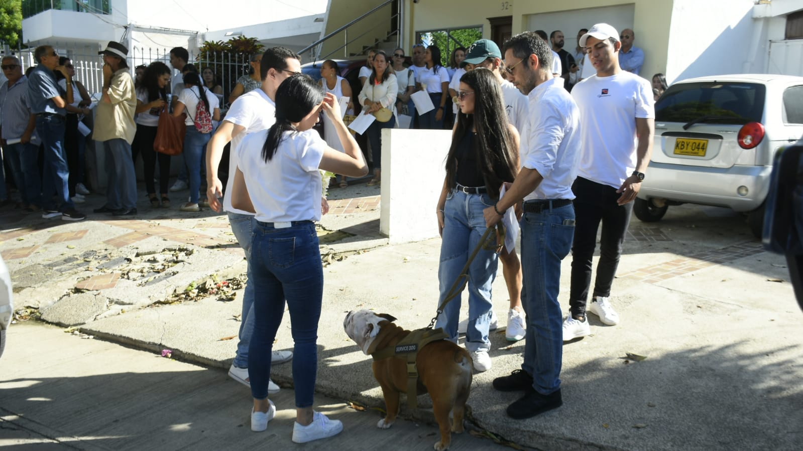 Velatón en memoria de Jack Ramírez, en Las Mercedes.