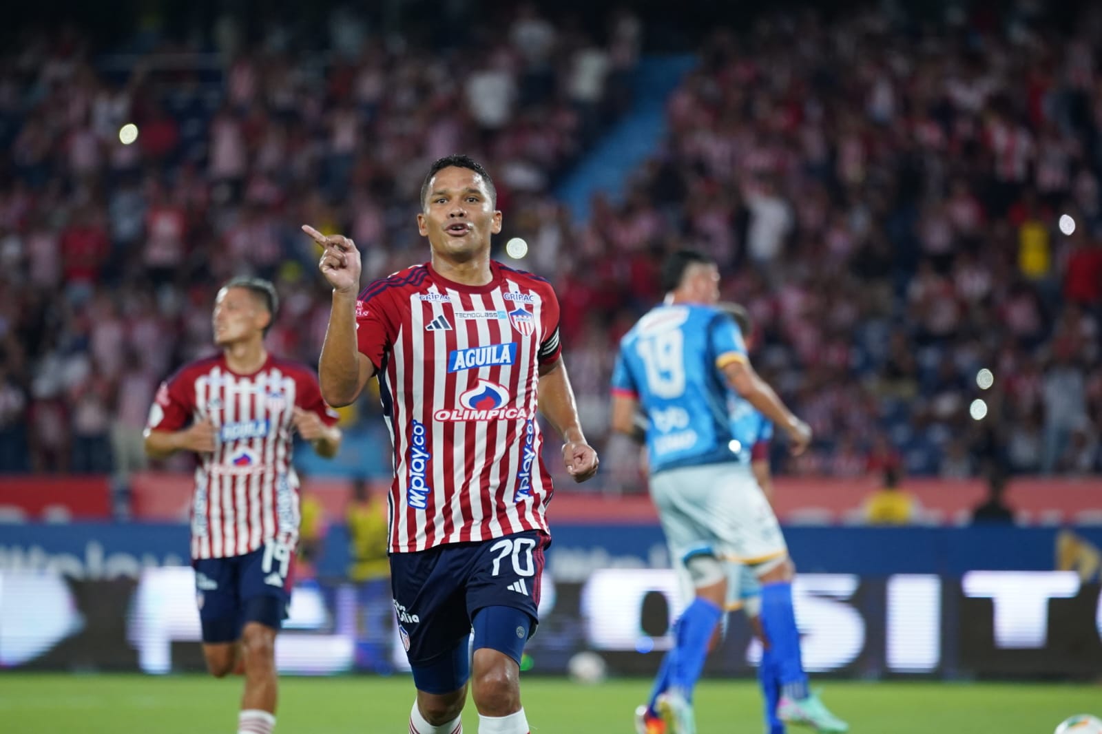 La celebración de Carlos Bacca.