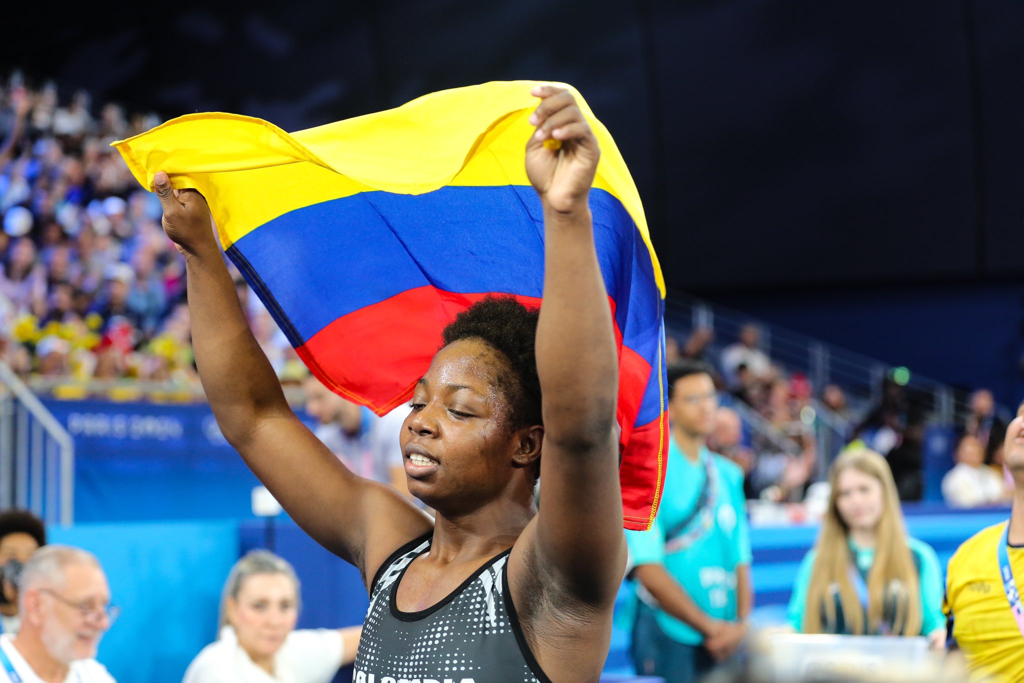 Tatiana Rentería, bronce para Colombia en lucha. 