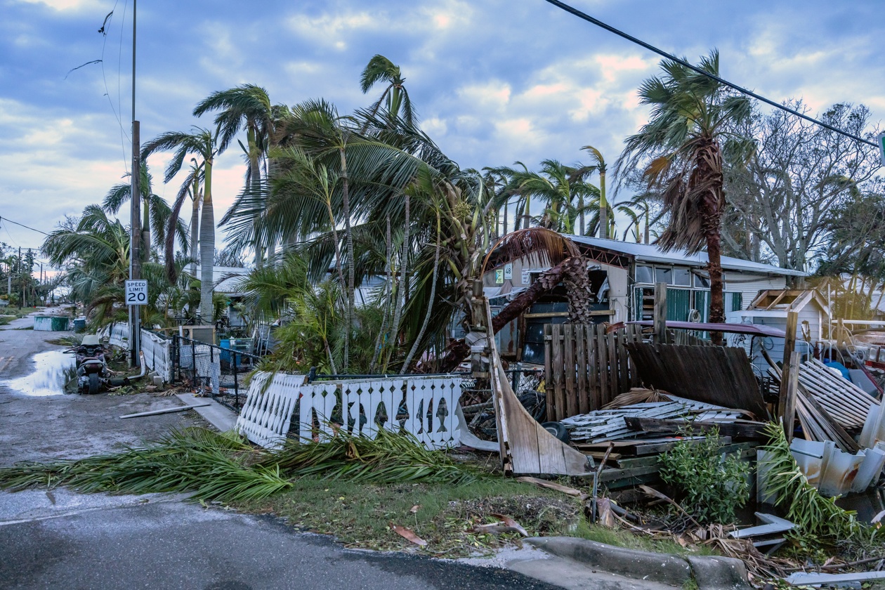 La destrucción de Milton en Florida.