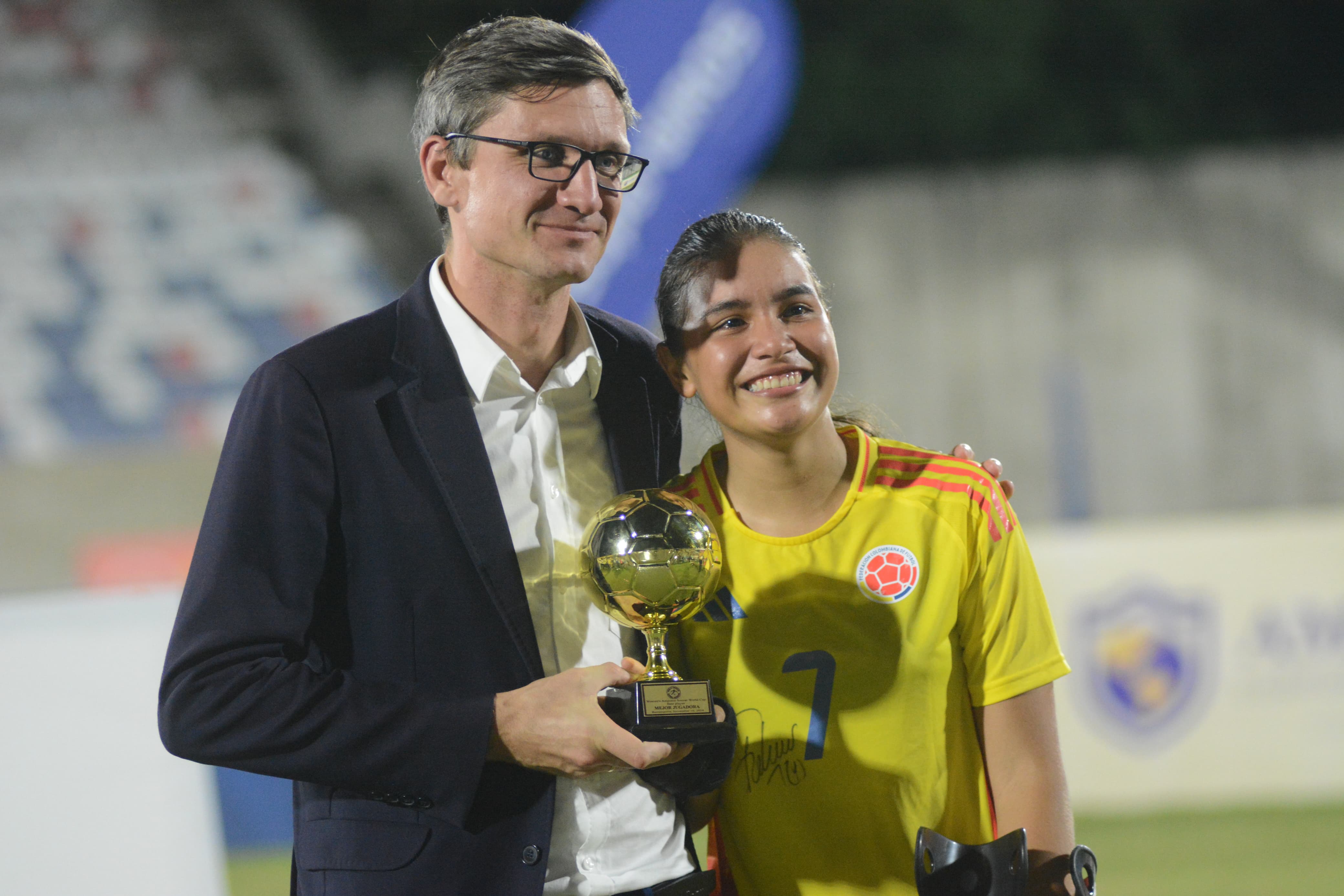 Nelfi Lozano, mejor jugadora del torneo.