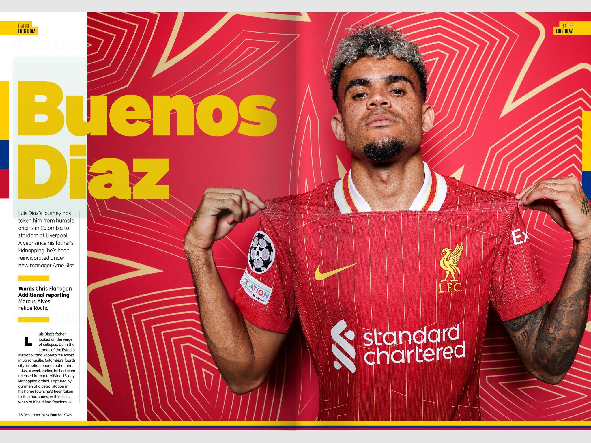 Luis Díaz llegó al Liverpool en el invierno de 2022.