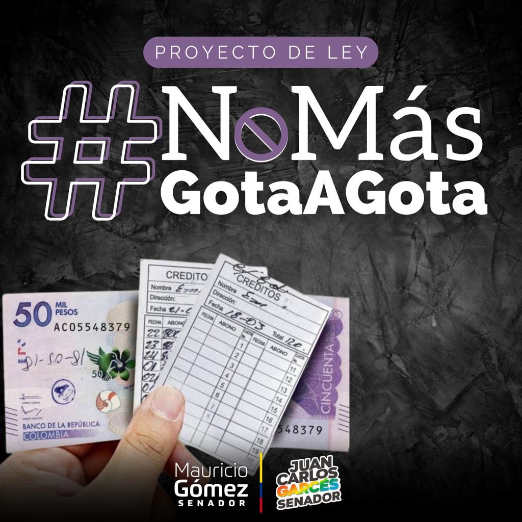 No más préstamos gota a gota