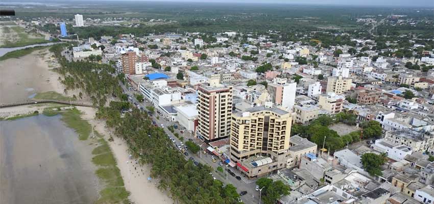 Panorámica de Riohacha, capital de La Guajira. 