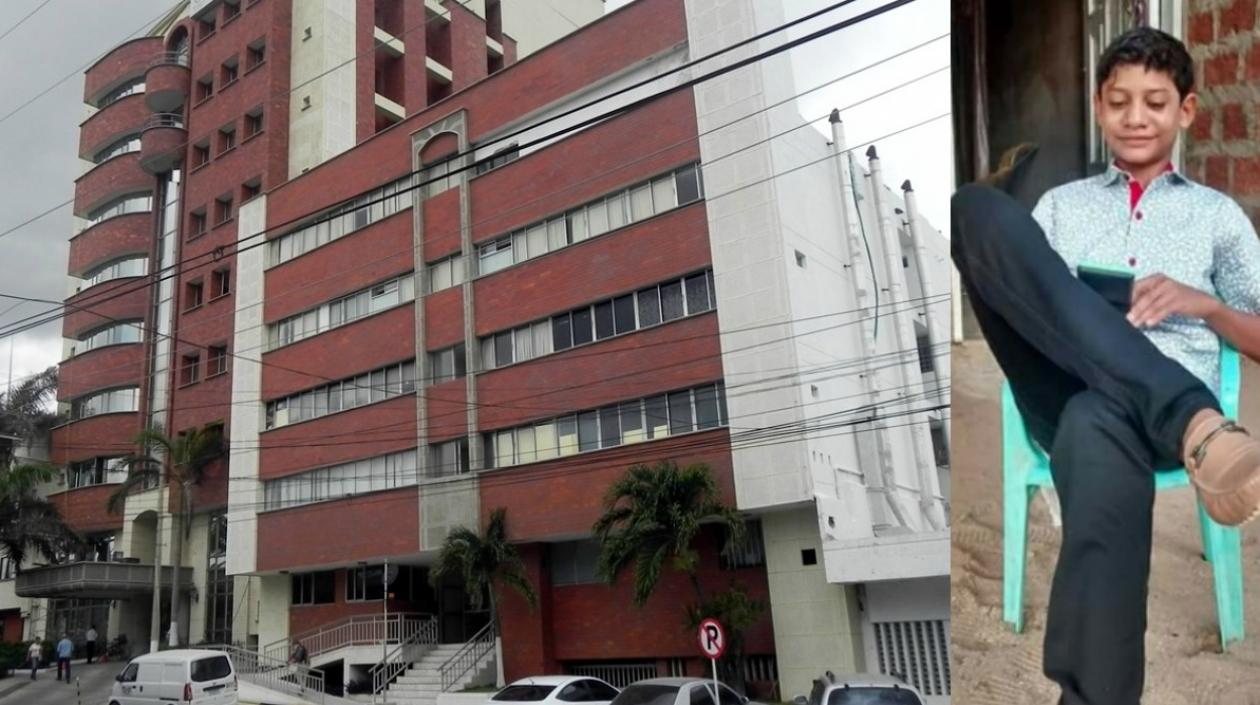 El menor falleció en la Clínica General del Norte, en Barranquilla.