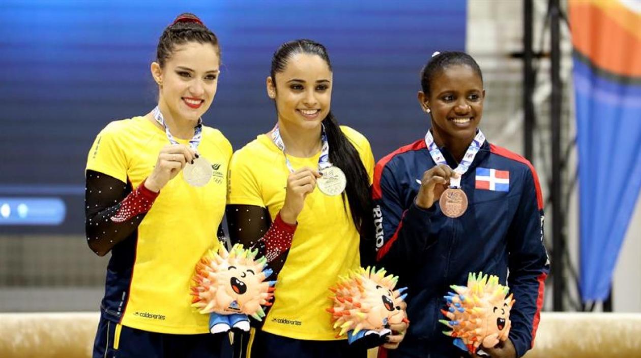 Las colombianas Ginna Escobar y Melba Avendaño le dieron oro y plata al país.