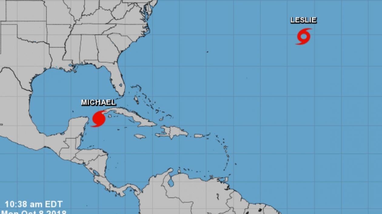 El huracán Michael avanza hacia La Florida.