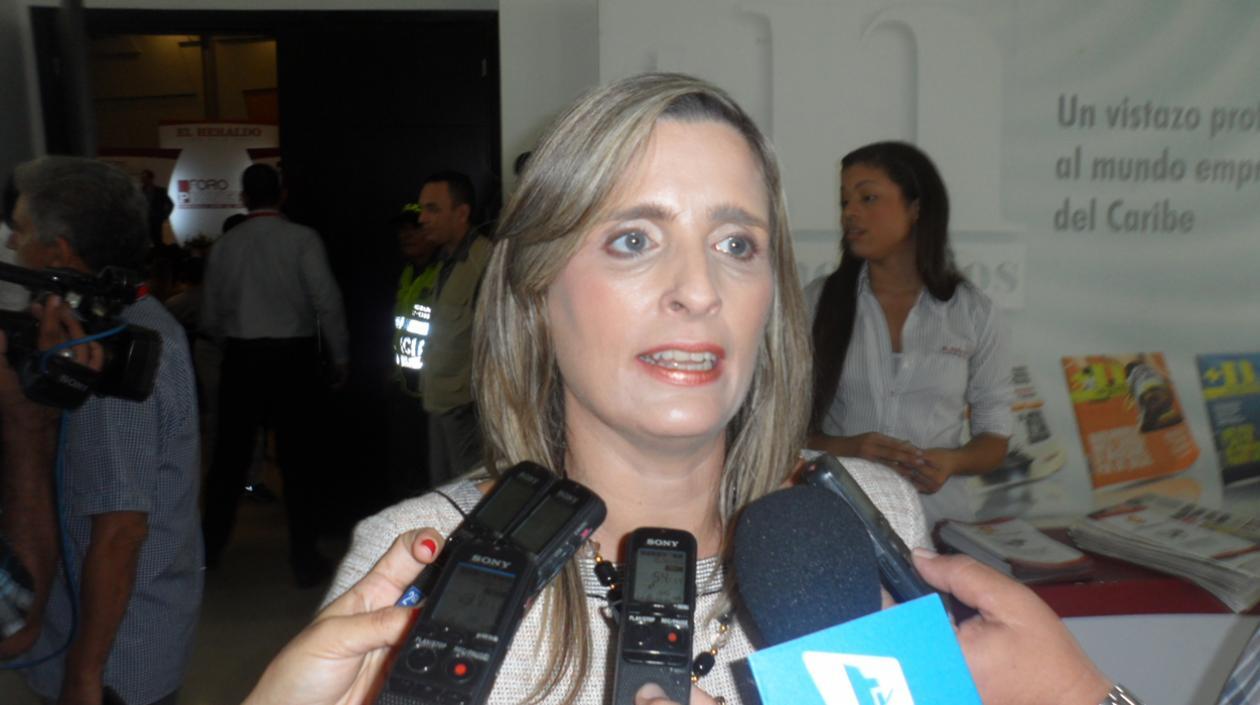 María José Vengoechea, presidenta ejecutiva de la Cámara de Comercio de Barranquilla.