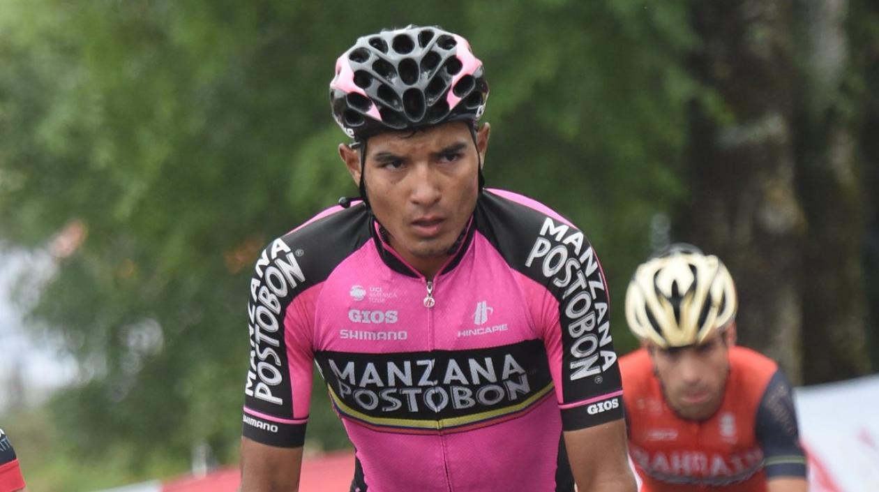 Hernando Bohorquez, ciclista colombiano. 