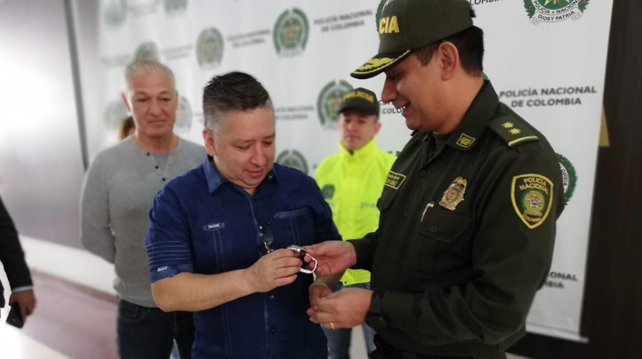 Herbin Hoyos agradeció a la Policía.