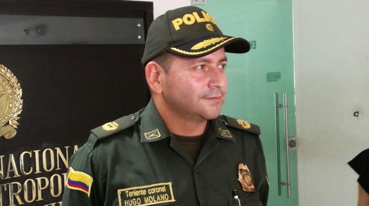 TC Hugo Molano, Comandante Operativo Policía Metropolitana.