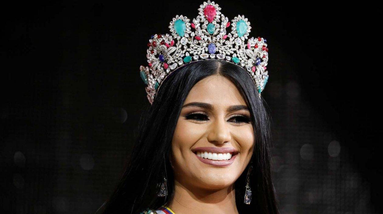 La actual portadora del título Miss Venezuela, Sthefany Gutiérrez.