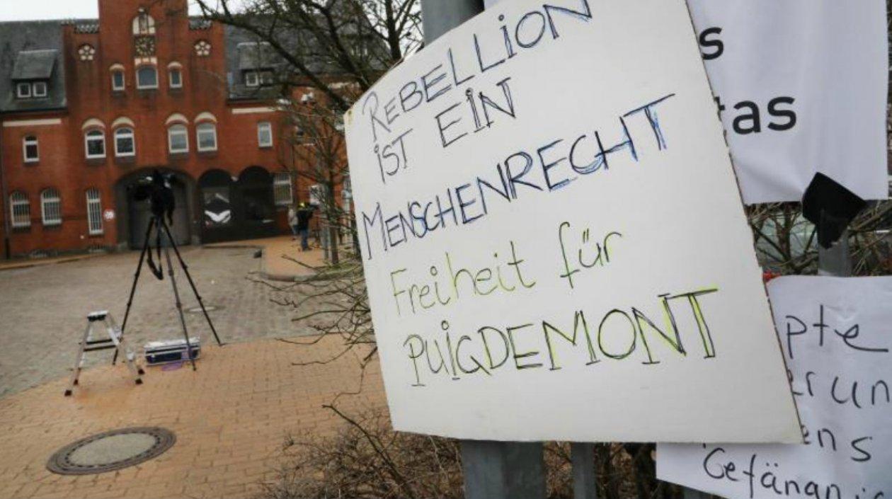 El dirigente independentista está a punto de cumplir una semana en la cárcel de Neumünster.