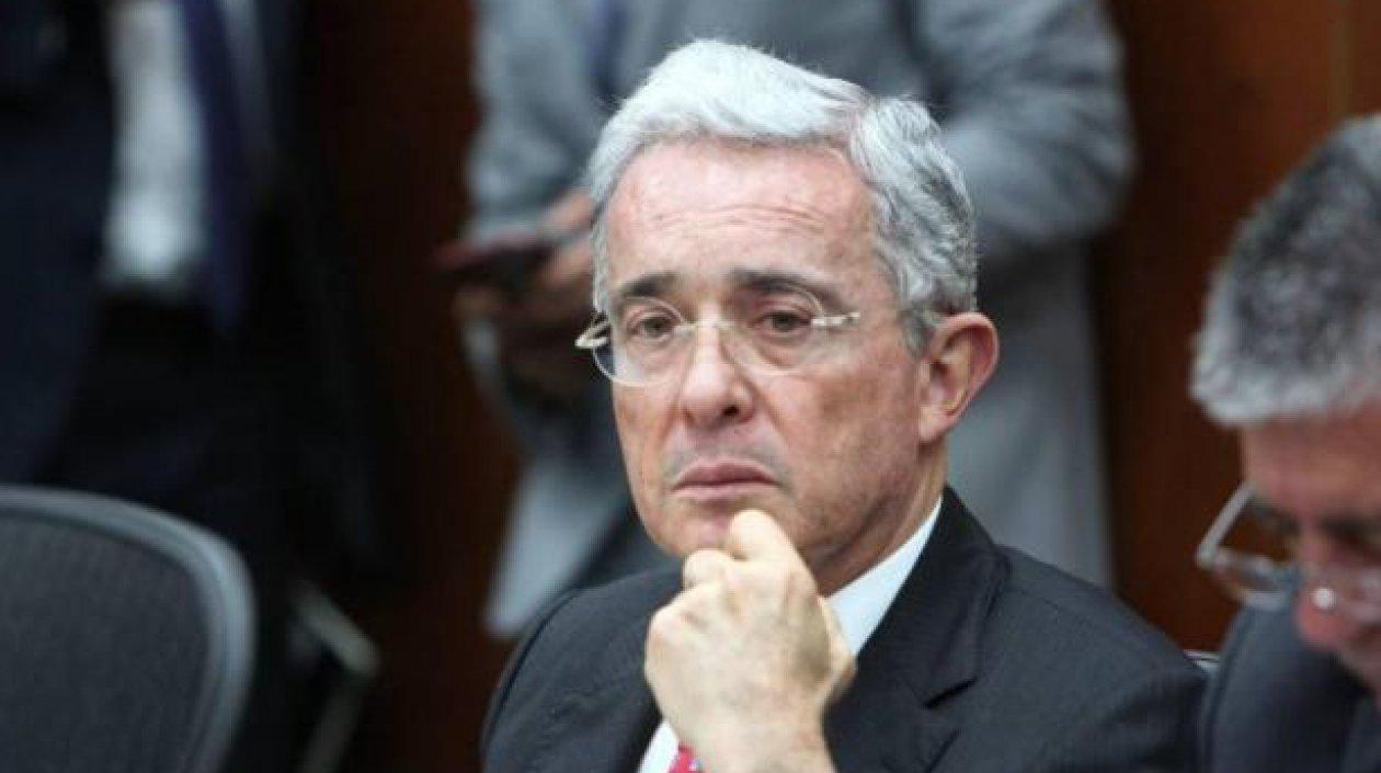 Álvaro Uribe, senador y expresidente de Colombia.