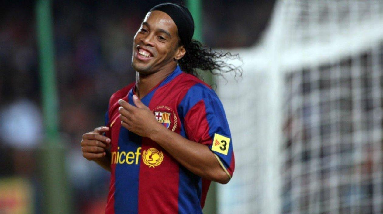 Ronaldinho, exjugador brasileño. 
