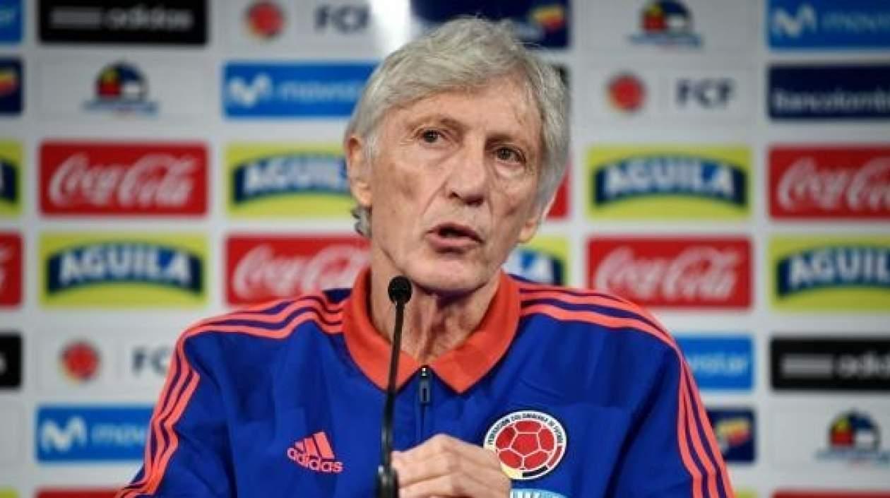 José Néstor Pékerman, técnico de Colombia.
