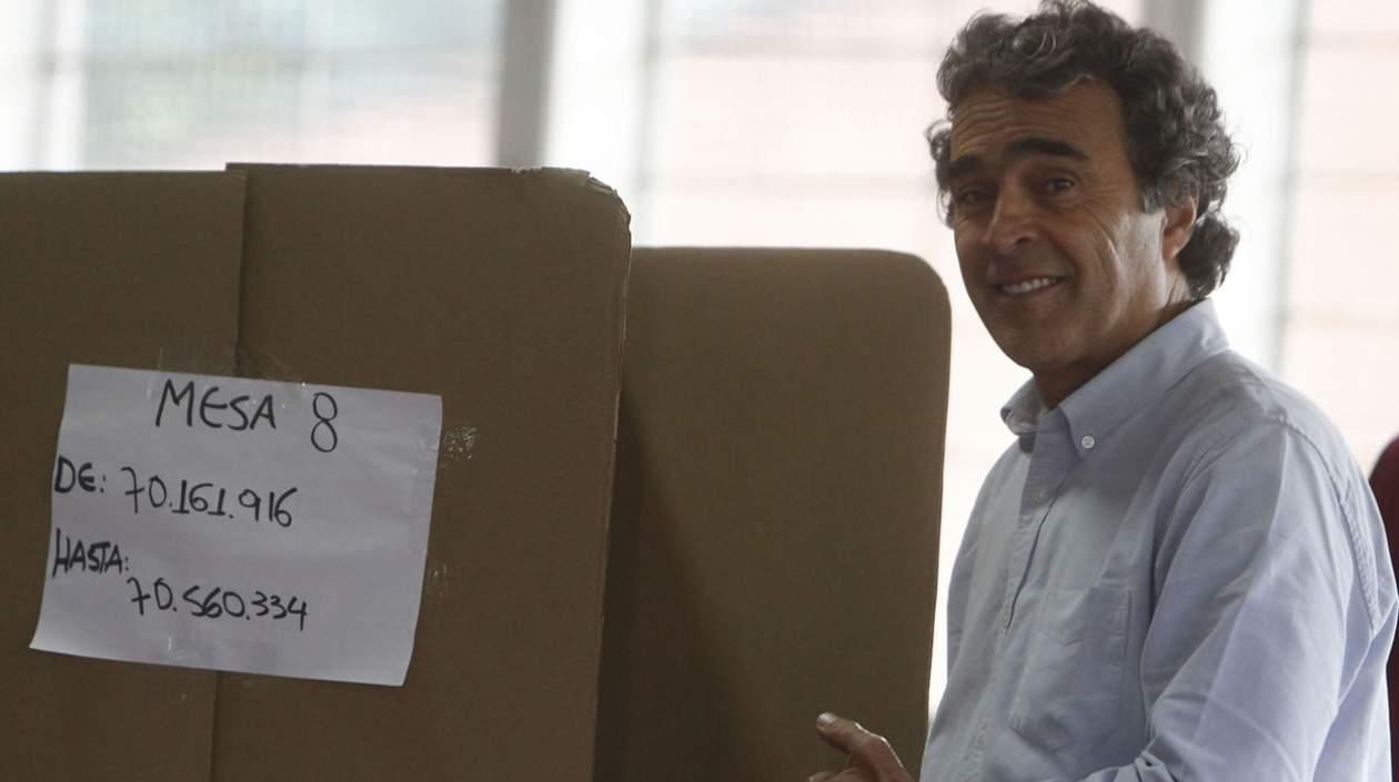 El excandidato presidencial colombiano Sergio Fajardo