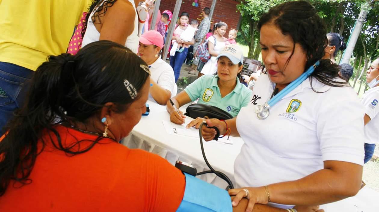 Cerca de 150 habitantes de la vereda Cabica, se beneficiaron de la Gran Feria de la Salud, Salutón