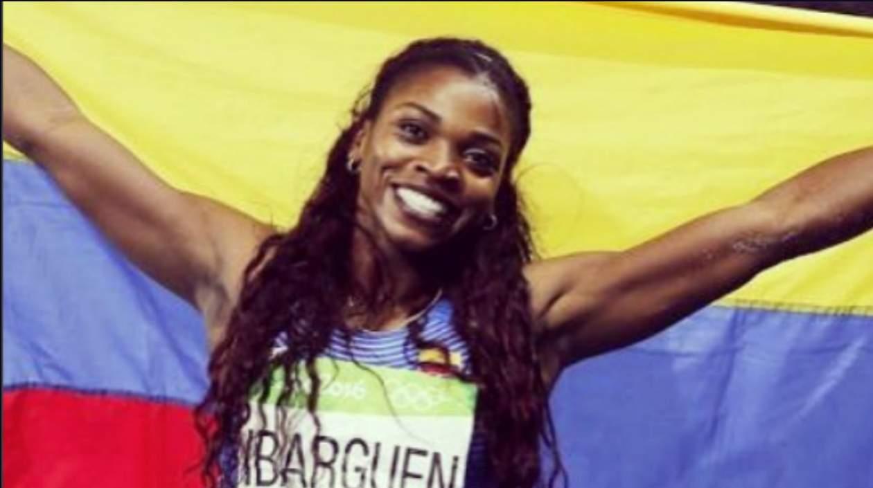 Medallista olímpica colombiana Caterine Ibargüen.