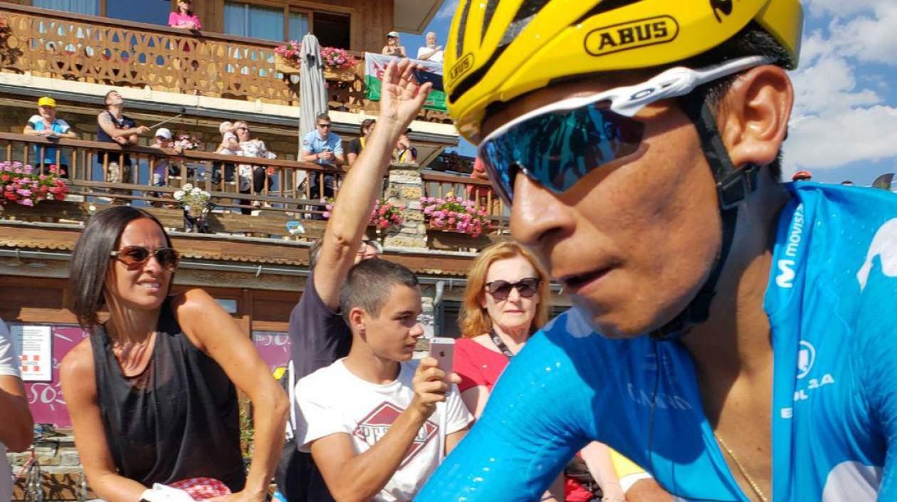 Nairo Quintana, ciclista de Movistar Team.
