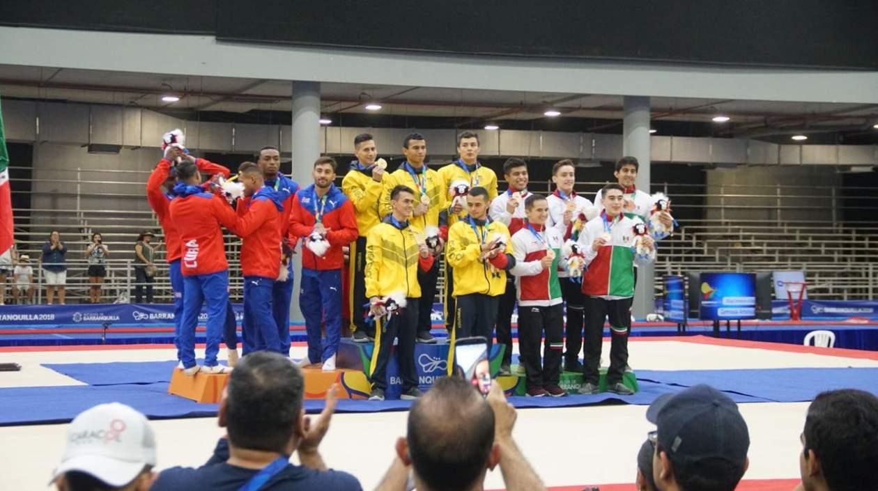 Colombia logró un histórico oro en gimnasia. 