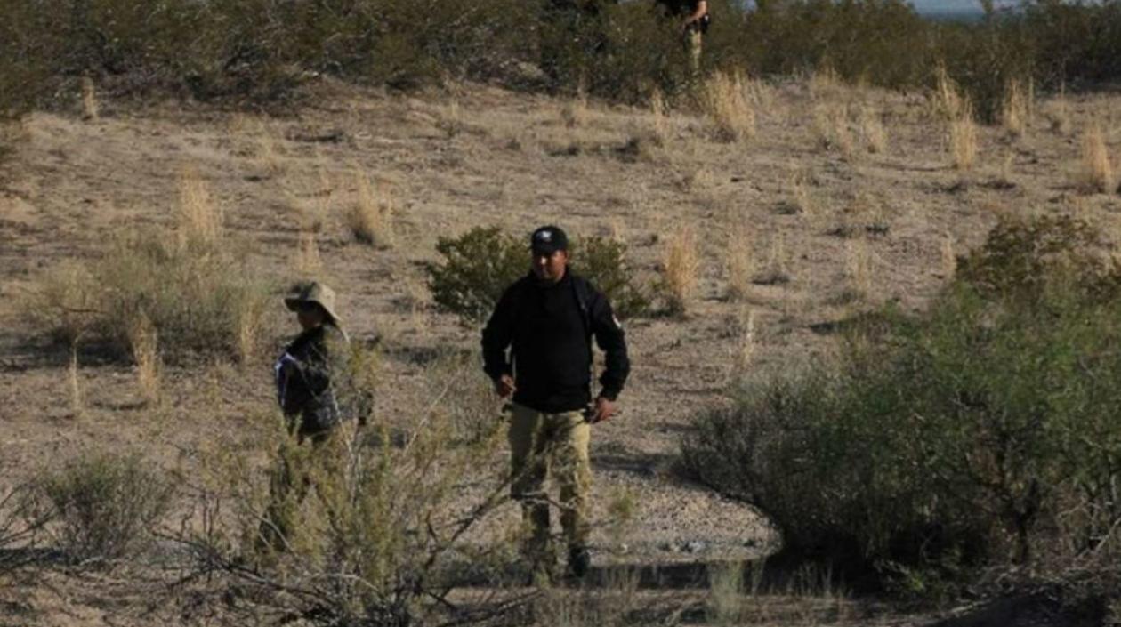 Las autoridades hallaron en la frontera con Estados Unidos los restos óseos. 