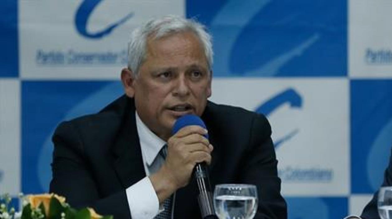 Hernán Andrade, presidente del Partido Conservador.